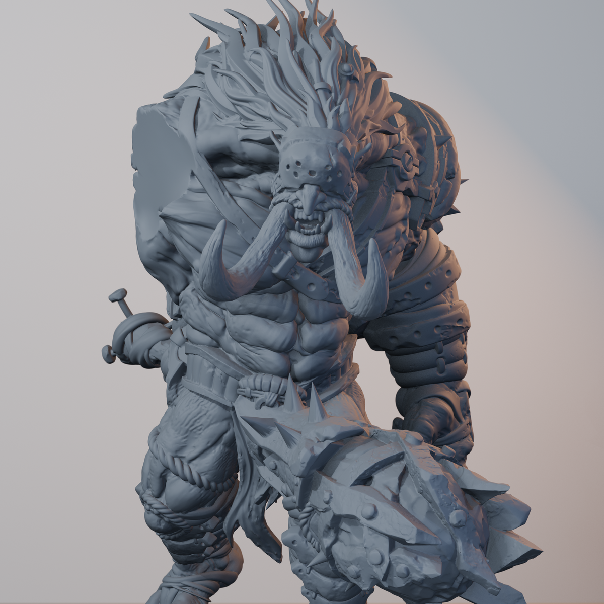 Wildlad Orc Miniatures - Wildlad - detail upper view