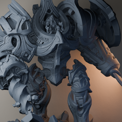 Monometronaut Dwarf Miniatures - Monometronaut - detail upper view