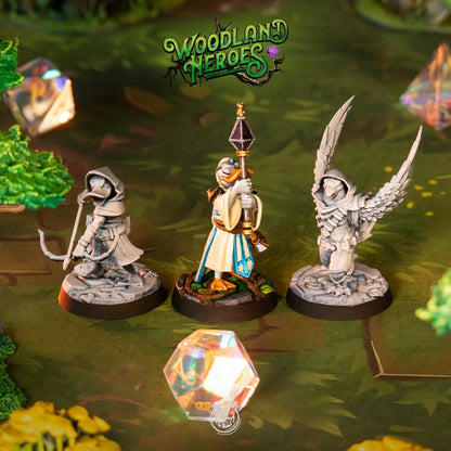 Aarakocra Ranger Miniature - resin tabletop miniature front view