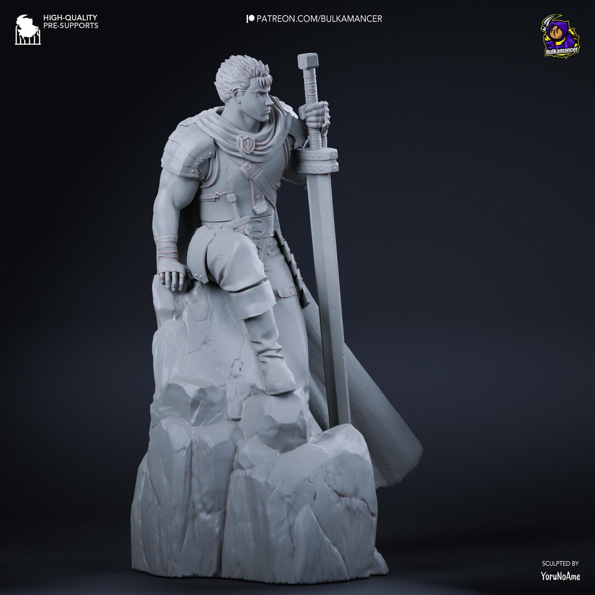 Guts Berserk The Golden Age Arc. Figure - resin miniature view 5