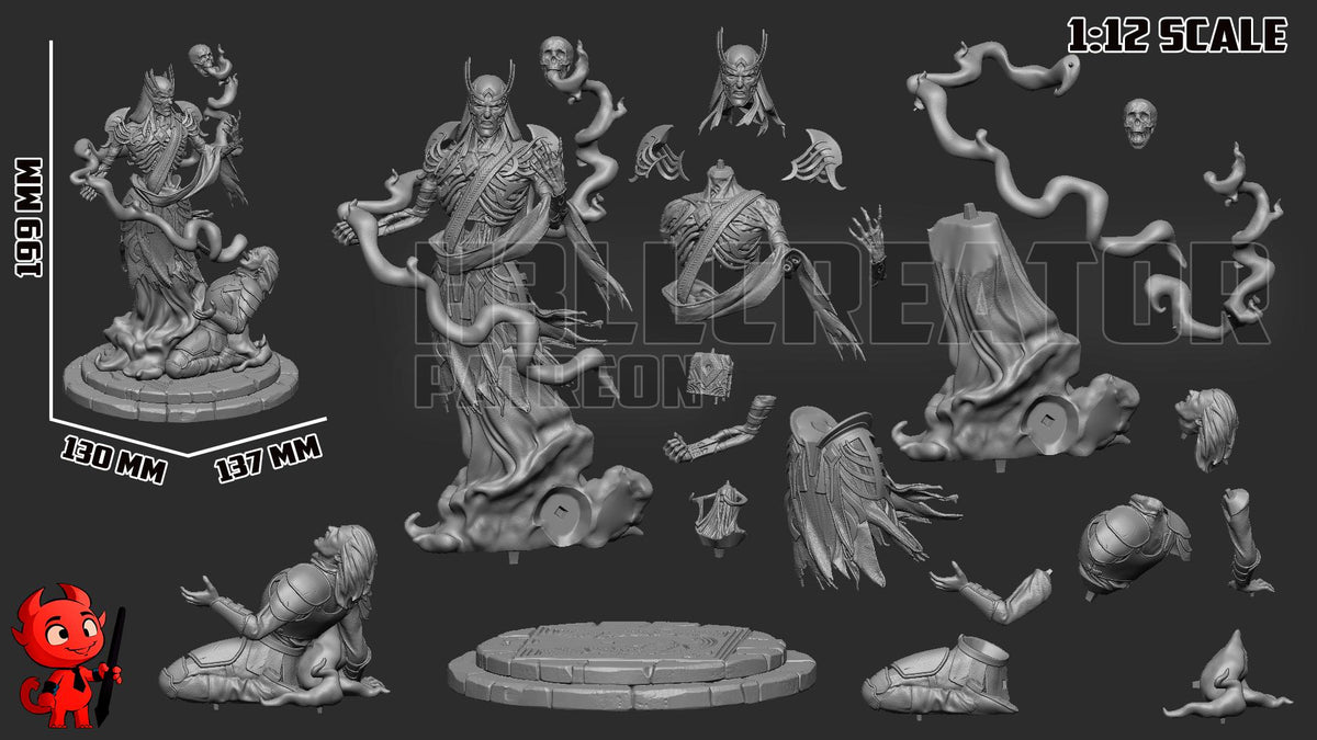 Vecna Figure - Baldur's Gate 3 - resin miniature view 8