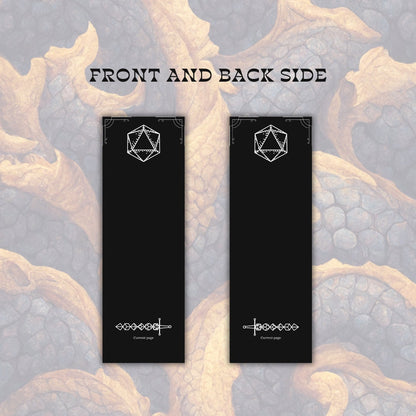 Bookmarks - printable tabletop RPG resource preview