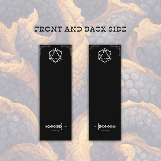 Bookmarks - printable tabletop RPG resource preview