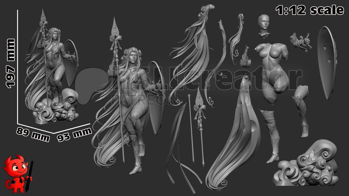 Aphrodite Figure - resin miniature view 8