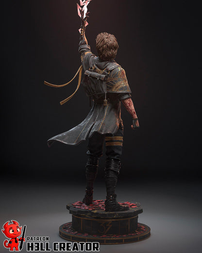 Gustave Figure - Clair Obscur: Expedition 33 - 3D printed miniature detail view