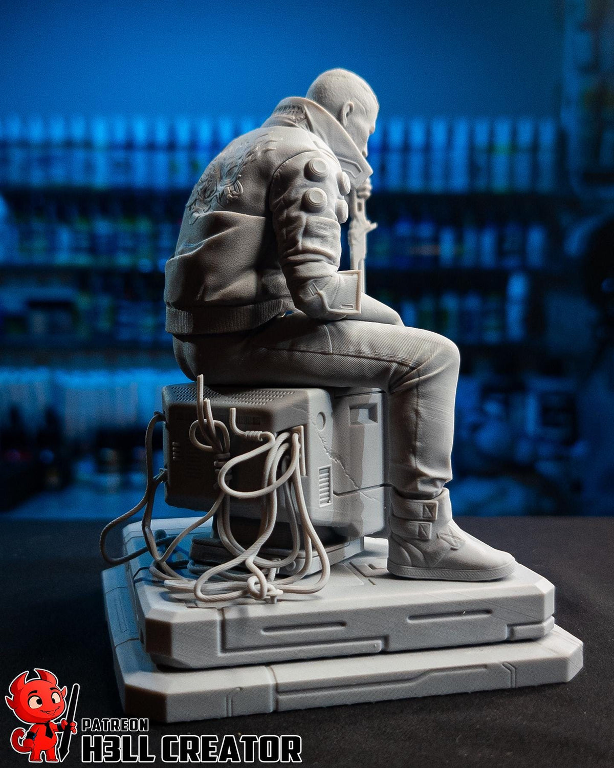 Male V Figure - Cyberpunk 2077 - resin miniature view 6