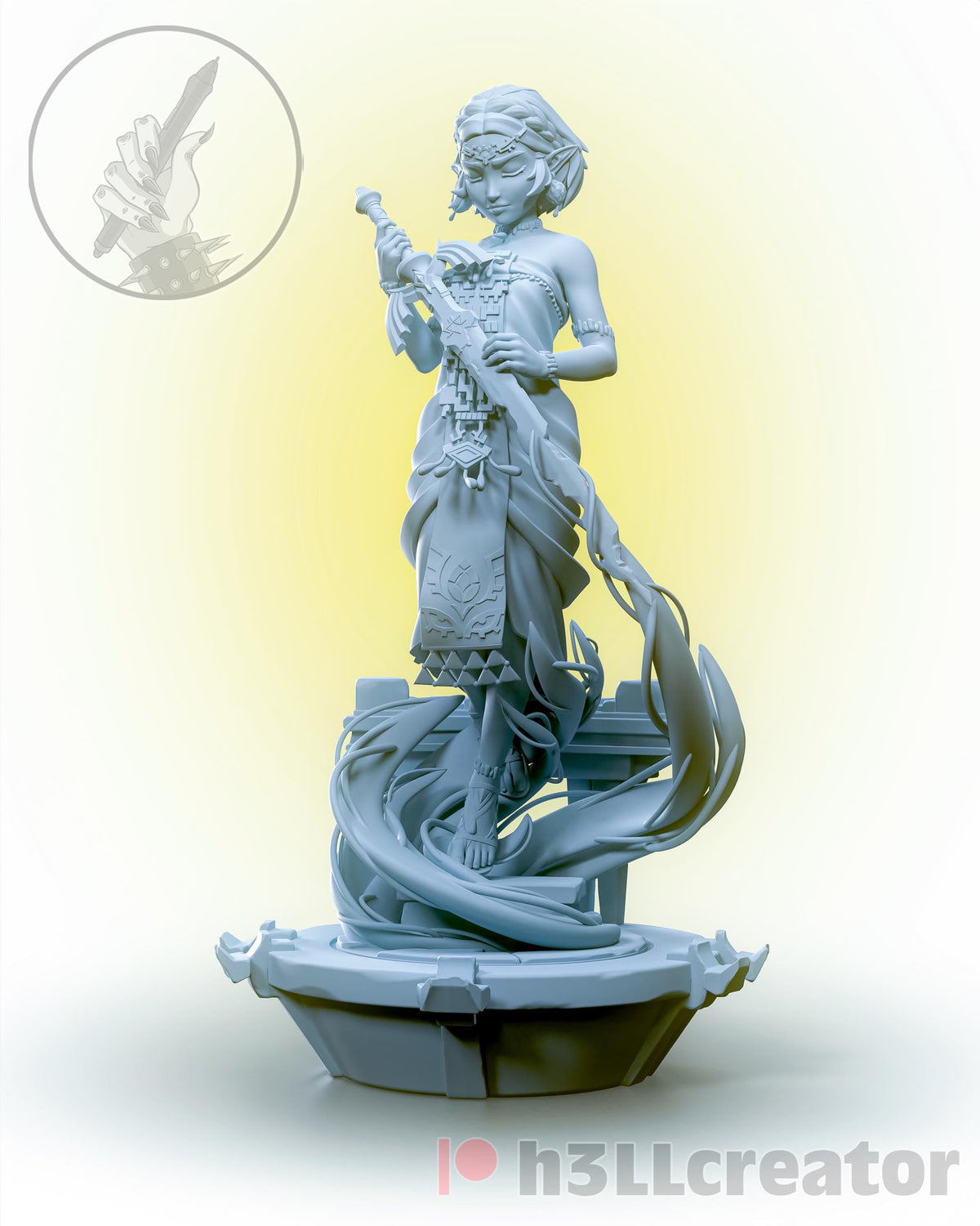 Zelda The Legend of Zelda Figure - paintable tabletop miniature product view