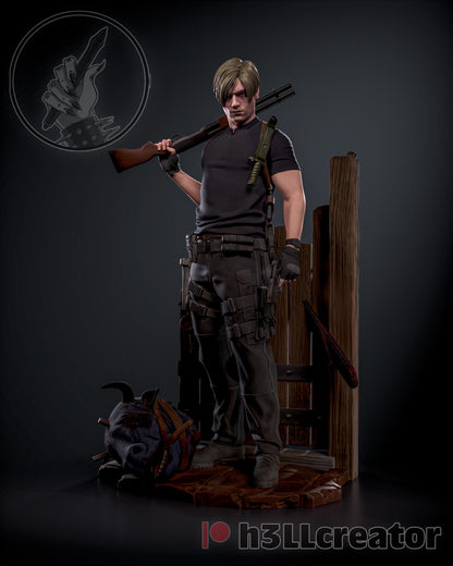 Leon Kennedy Residual Evil 4 Remake Figure - resin miniature view 7