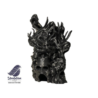 Damned Souls Dice Tower - resin miniature view 9