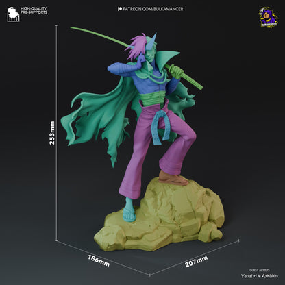 Kamina Gurren Lagann Figure - resin miniature view 7