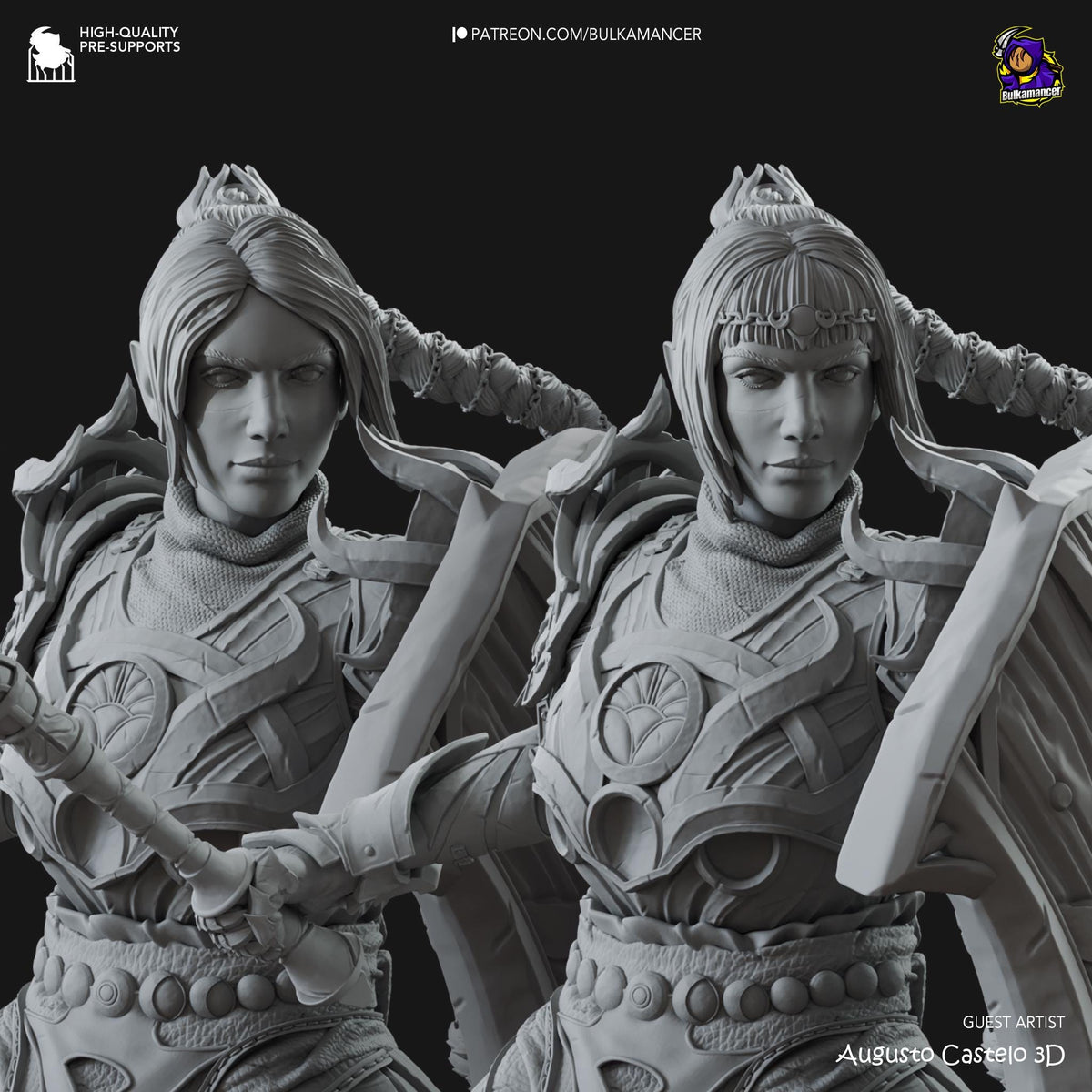Shadowheart Figure - Baldur's Gate 3 - resin miniature view 6
