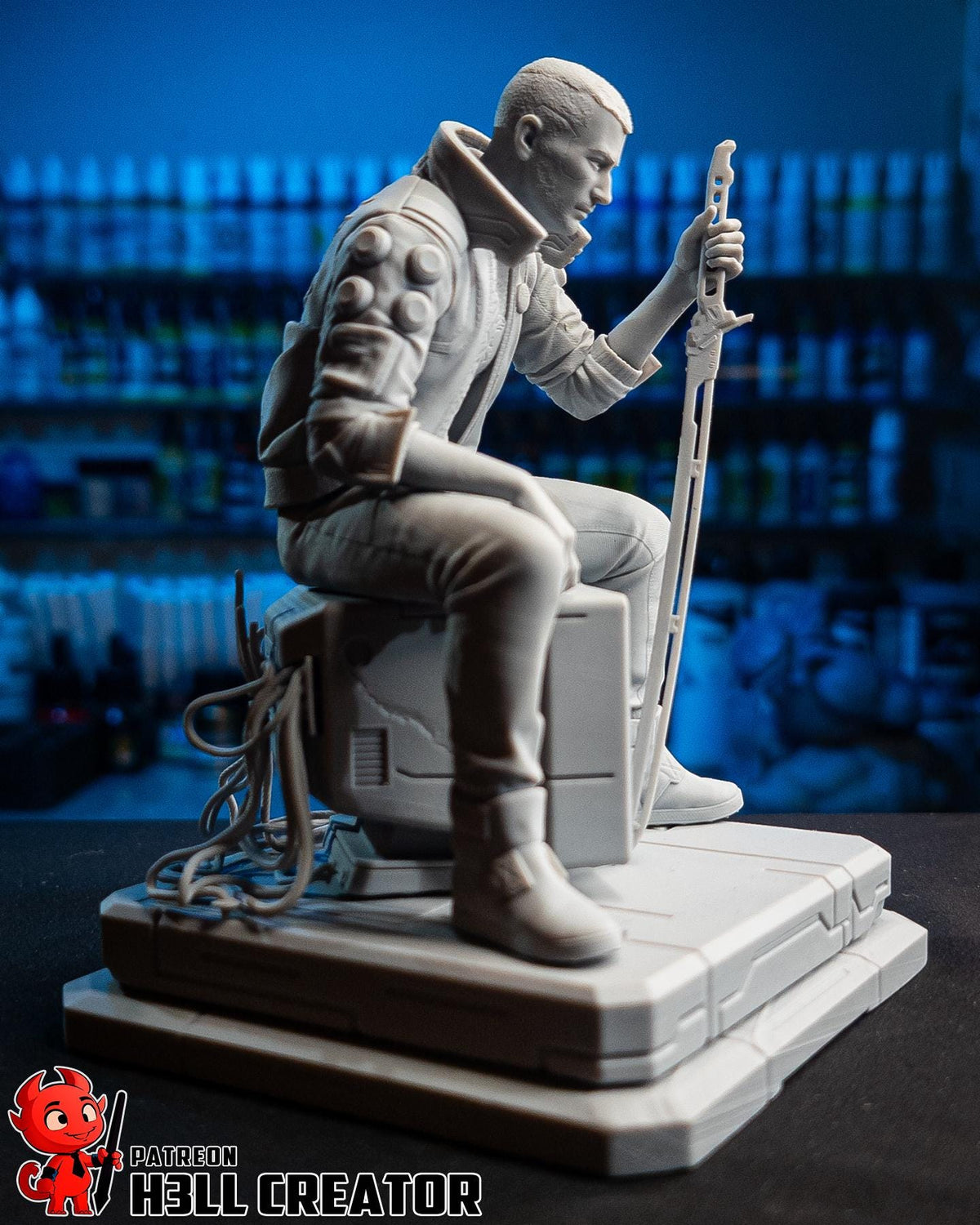 Male V Figure - Cyberpunk 2077 - resin miniature view 7