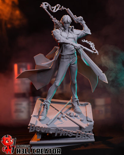 Dante Devil May Cry 4 Figure - paintable tabletop miniature product view