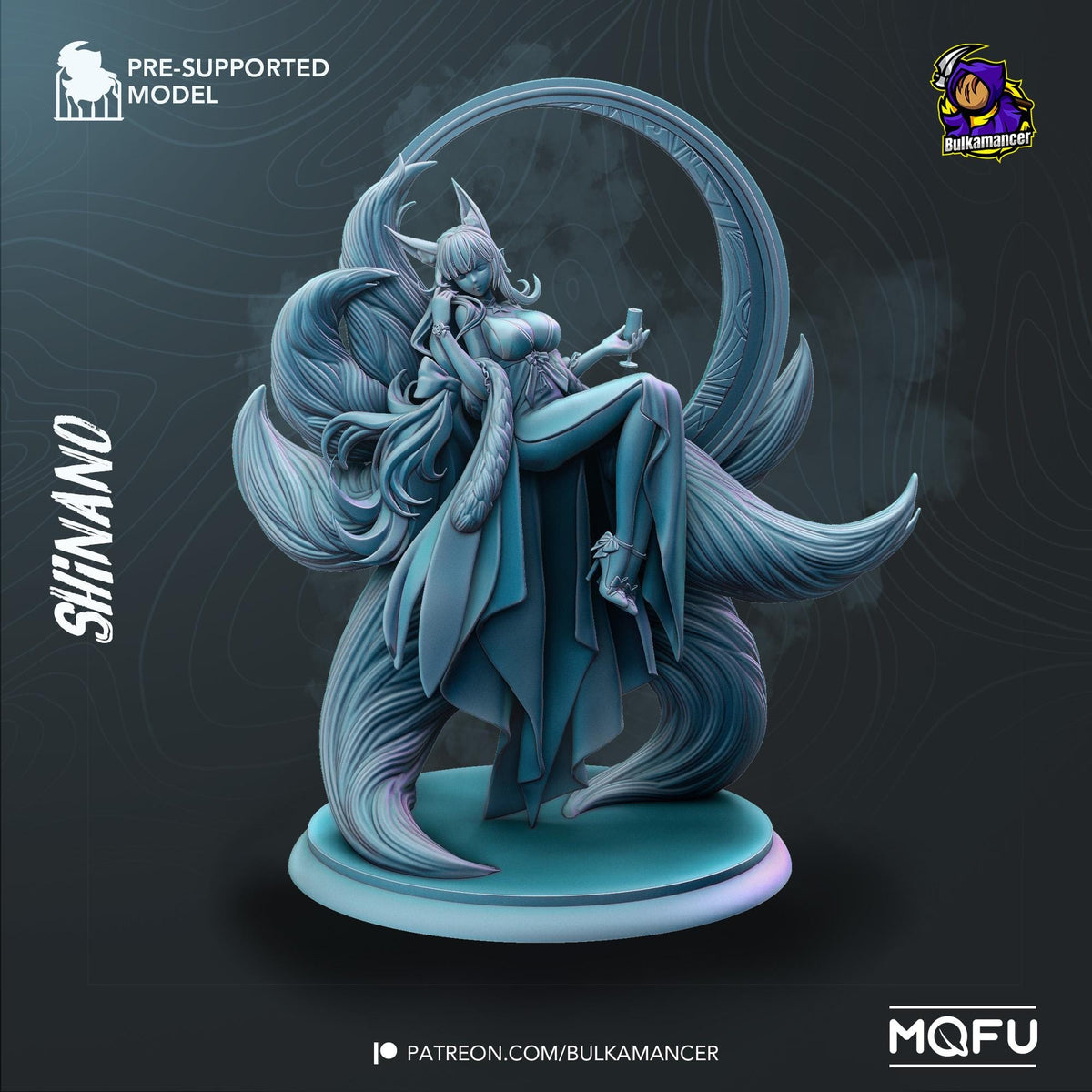 Shinano Figure - Azur Lane - resin tabletop miniature front view