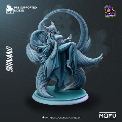 Shinano Figure - Azur Lane - resin tabletop miniature front view