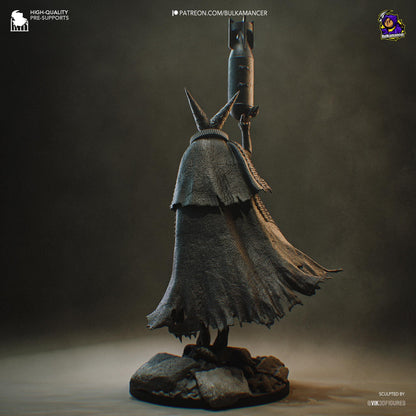 Artillery Witch Trench Crusade Figure - resin tabletop miniature alternate angle