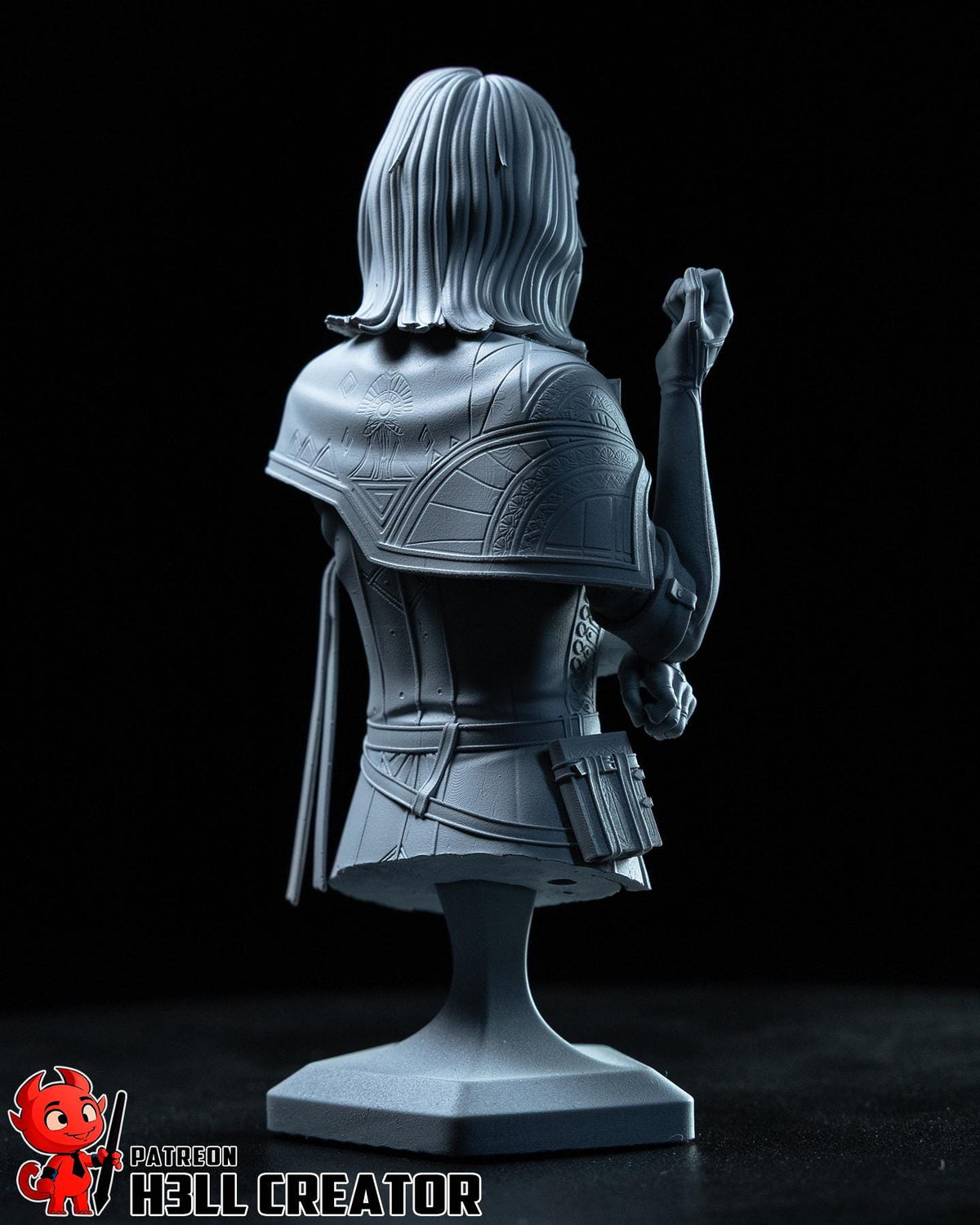 Lune Bust - Clair Obscur: Expedition 33 - resin miniature view 6