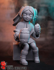 Frieren Figure - resin tabletop miniature front view