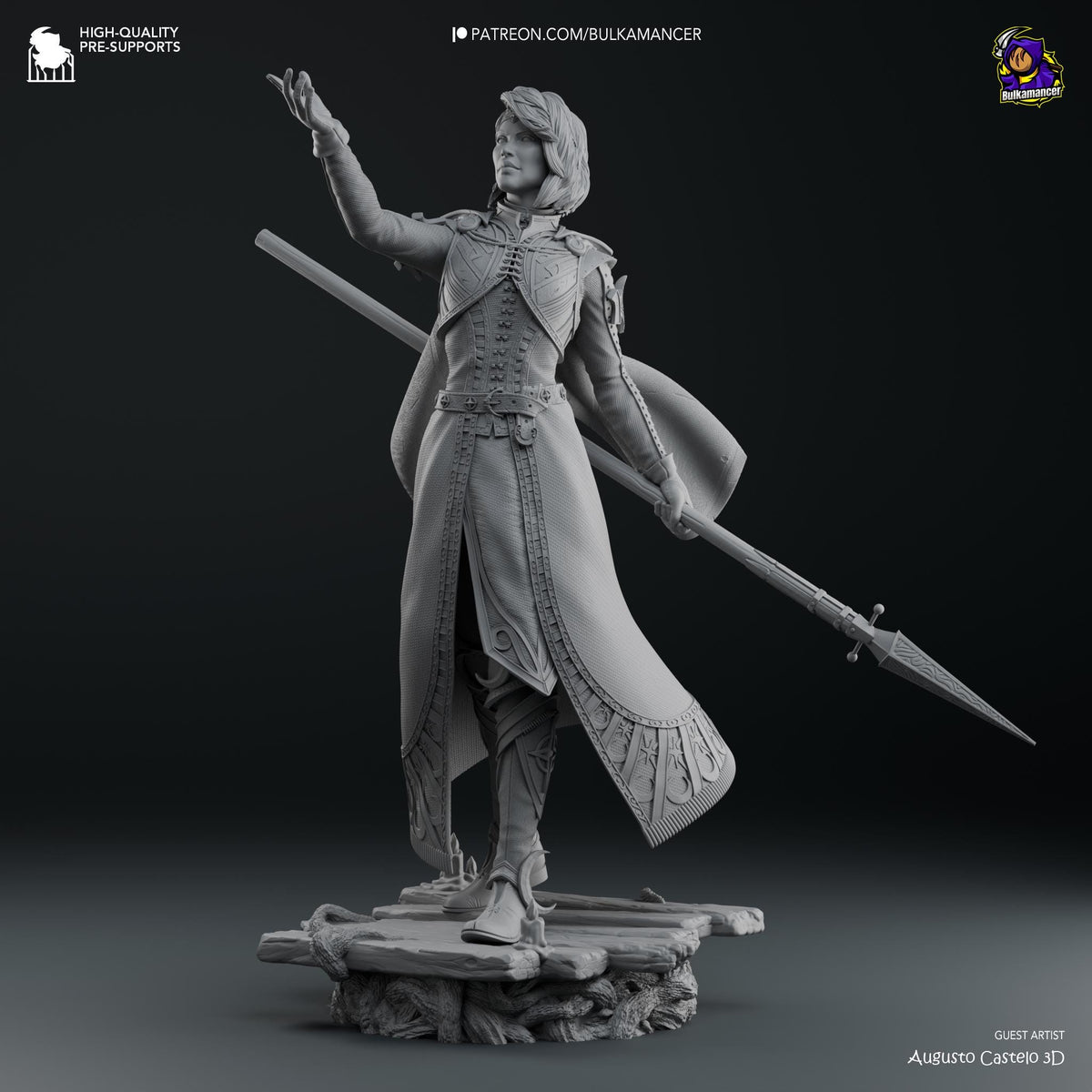 Isobel Figure - Baldur’s Gate 3 - resin miniature view 5