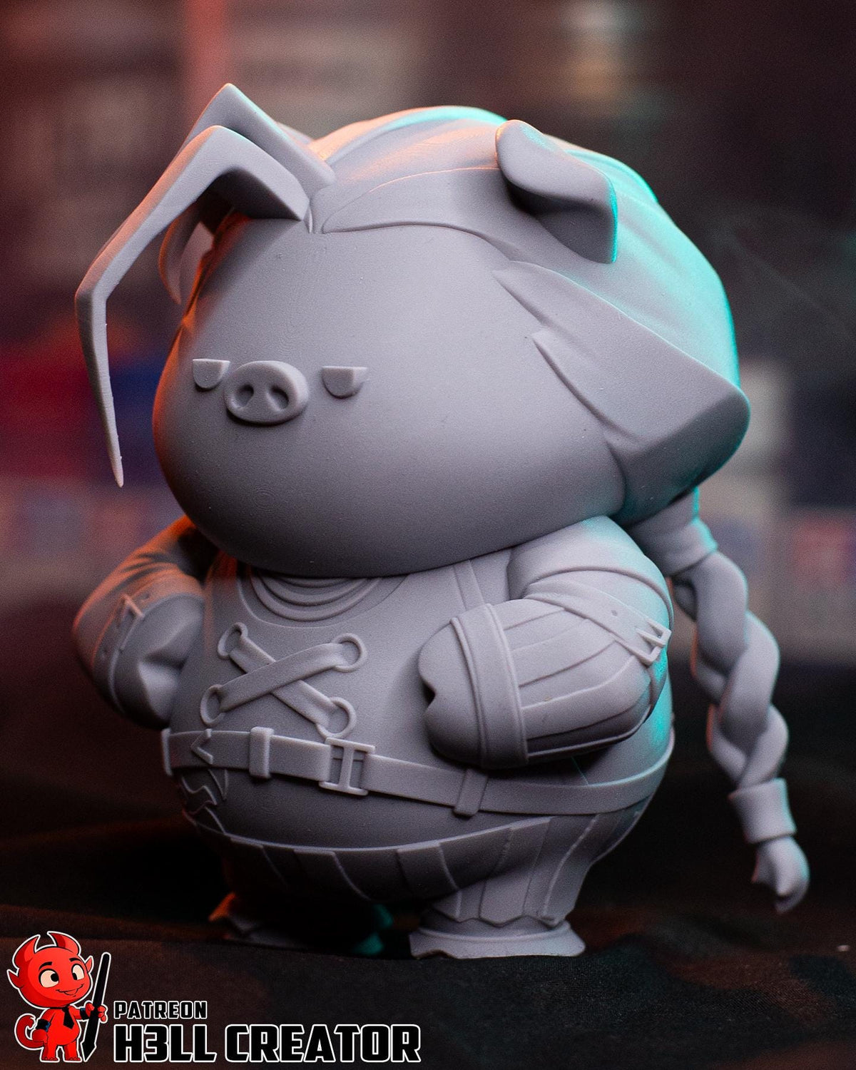 Jinx Powder Chibi Figure - League of Legends - paintable tabletop miniature product view