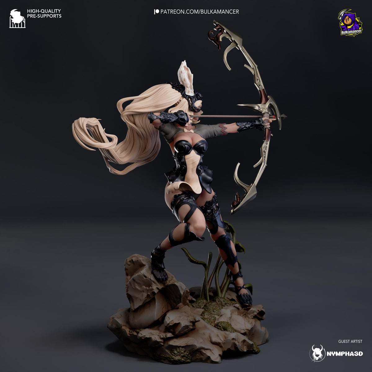 Fran Figure - Final Fantasy XII - resin tabletop miniature alternate angle
