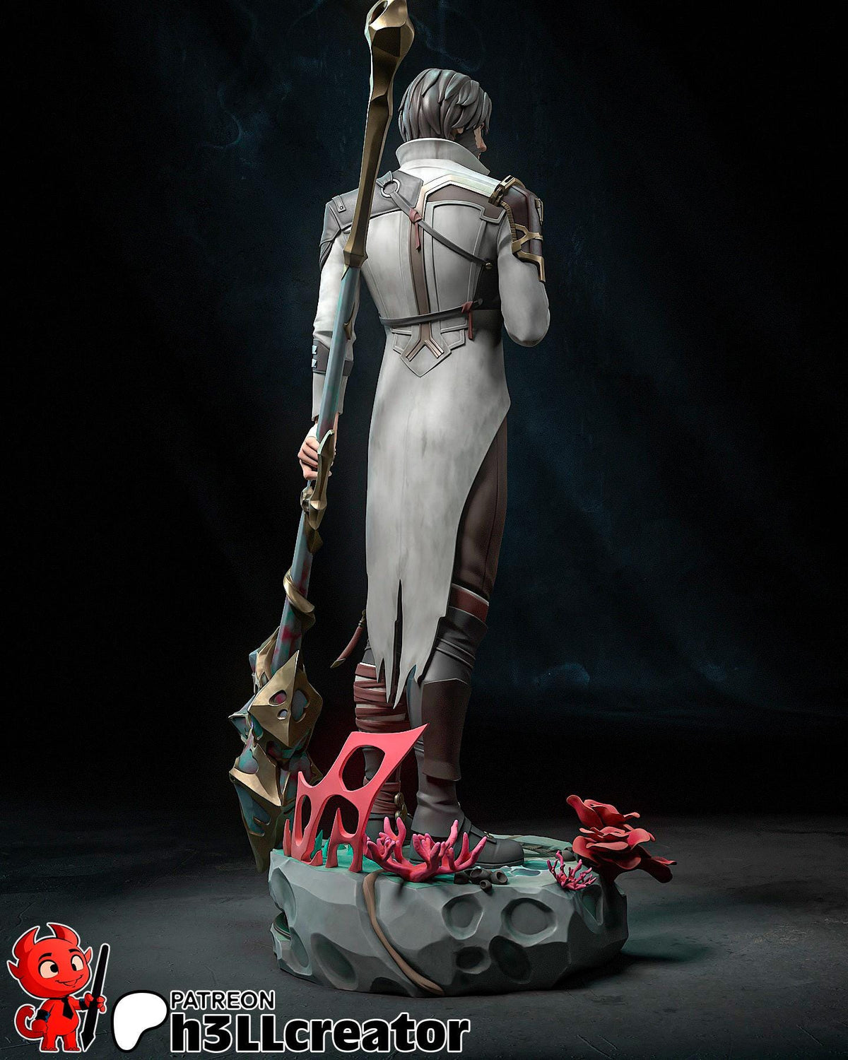 Jayce Figure - Arcane - paintable tabletop miniature product view