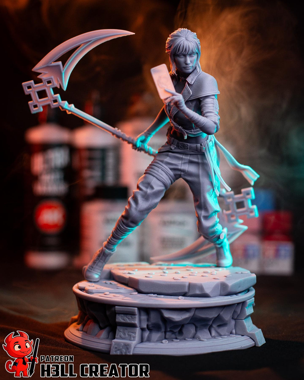 Sciel Figure - Clair Obscur: Expedition 33 - resin tabletop miniature front view