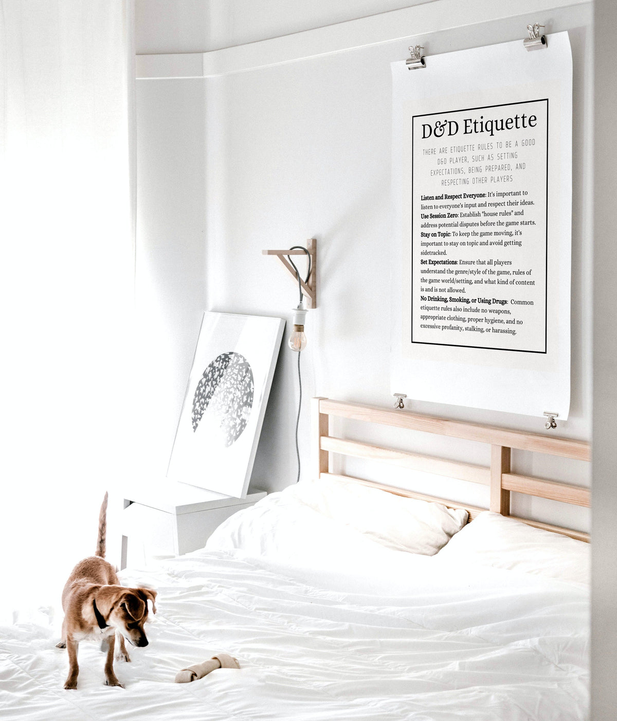 Basic Rules Wall Art - digital product alternate preview