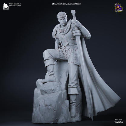 Guts Berserk The Golden Age Arc. Figure - paintable tabletop miniature product view
