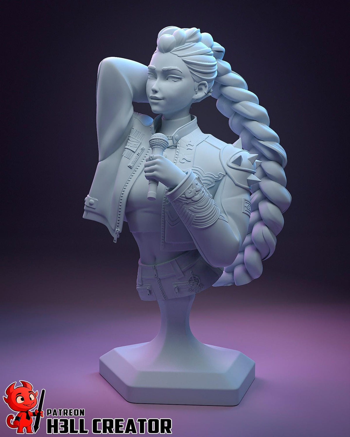 Rumi KPop Demon Hunters Bust - resin miniature view 5