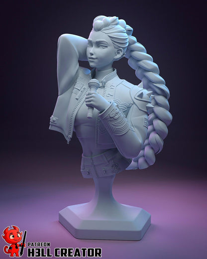 Rumi KPop Demon Hunters Bust - resin miniature view 5