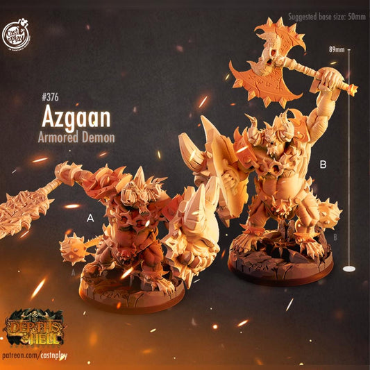 Demon Miniature - resin tabletop miniature alternate angle