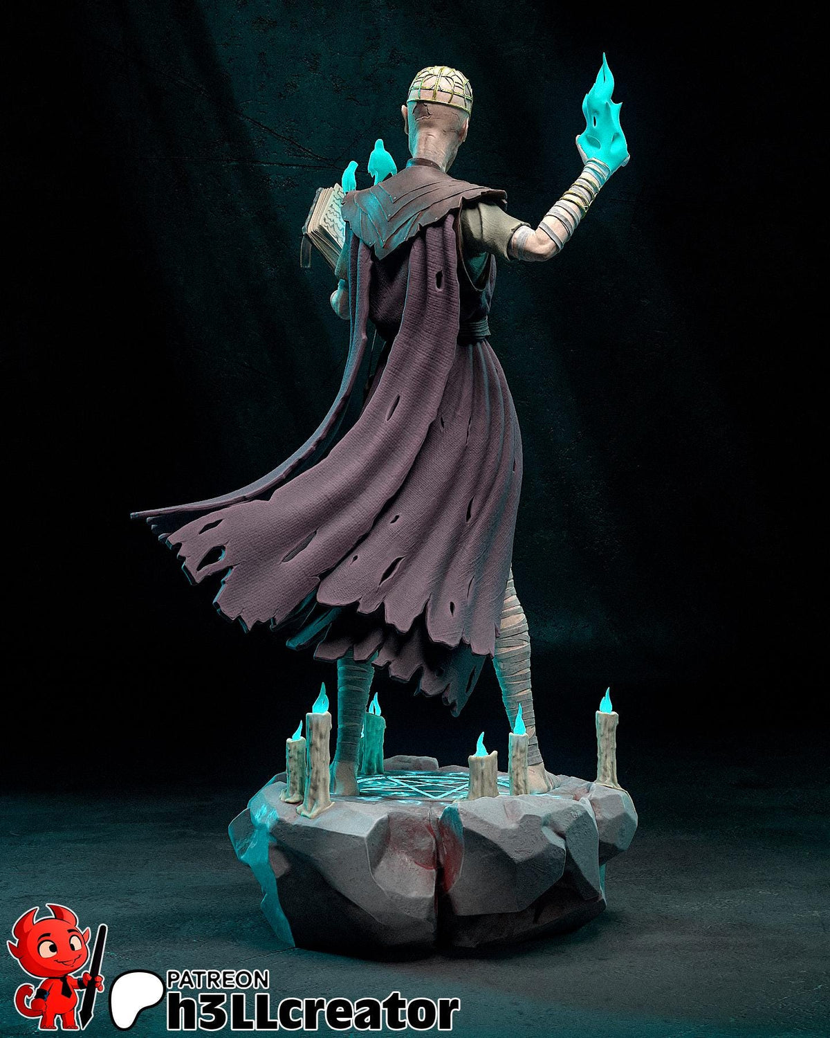 Withers Figure - Baldur's Gate 3 - 3D printed miniature detail view