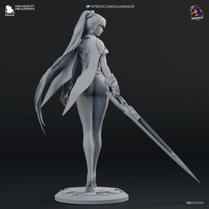 Eve Stellar Blade Figure - paintable tabletop miniature product view