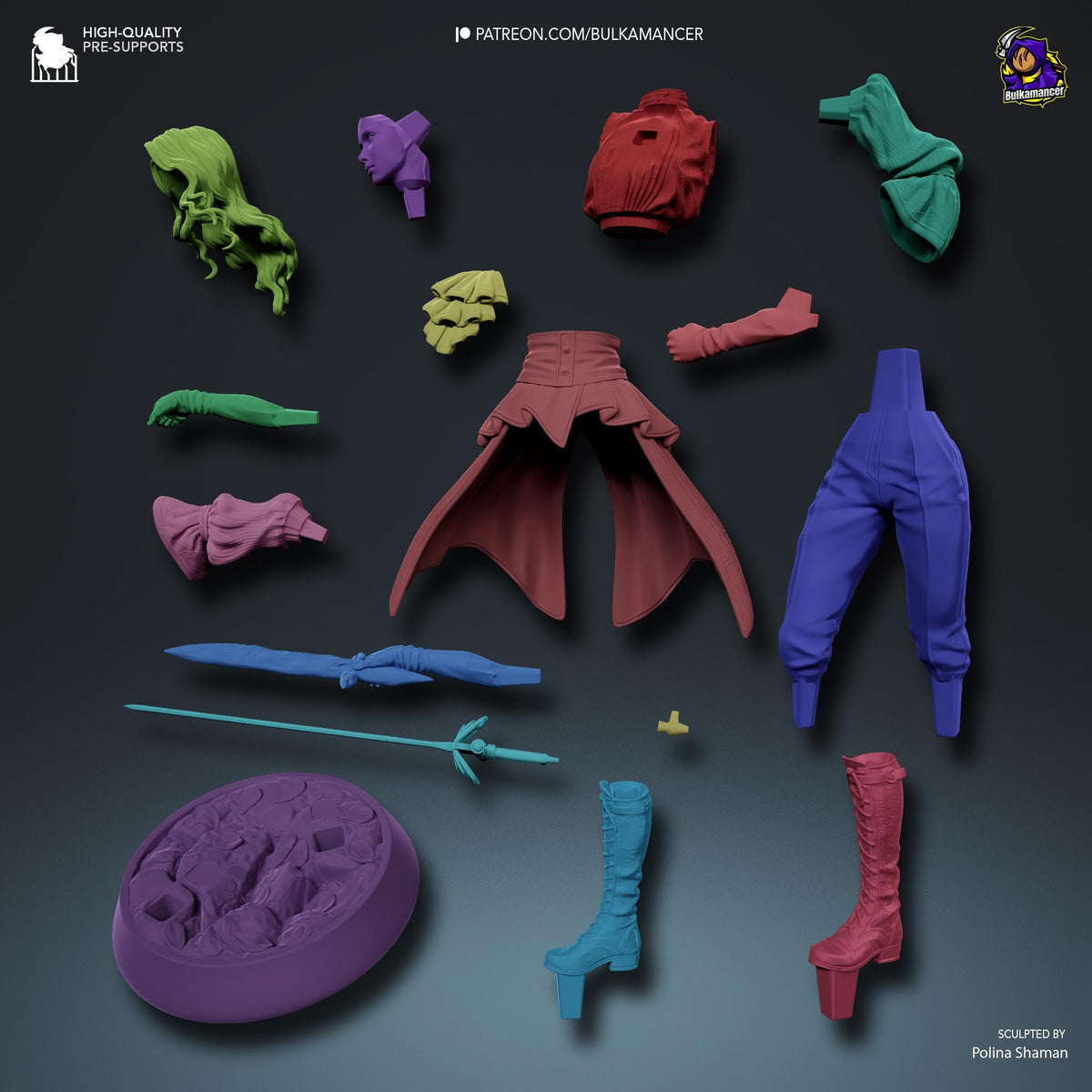 Maelle Figure - Clair Obscur: Expedition 33 - resin miniature view 8