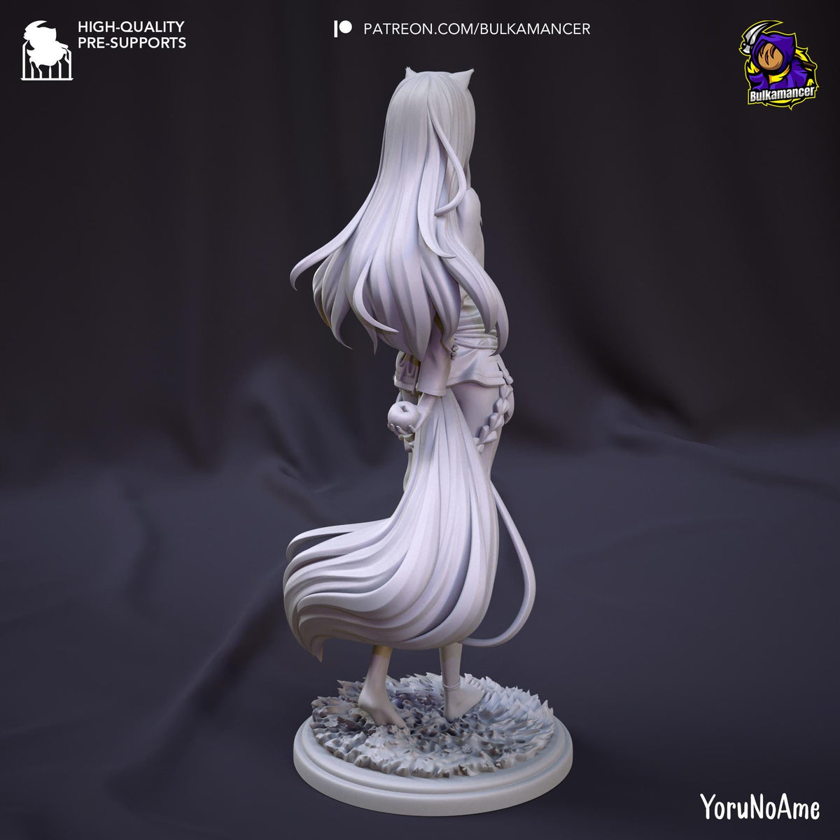 Holo Spice and Wolf Figure - resin miniature view 6