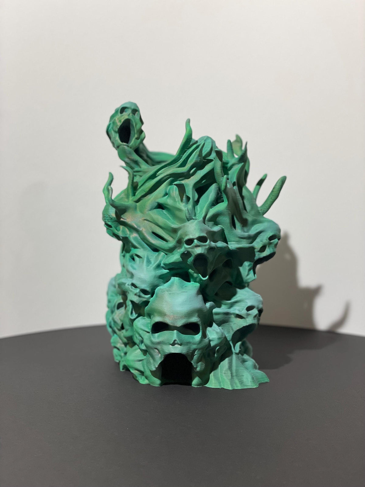 Damned Souls Dice Tower - paintable tabletop miniature product view