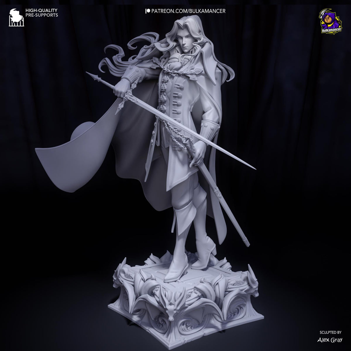 Alucard Castlevania Figure - resin miniature view 5