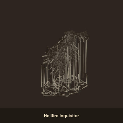Hellfire Inquisitor Fantasy Miniatures - resin tabletop miniature front view