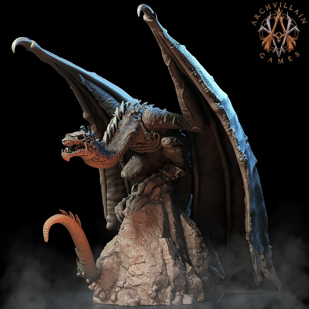 Captain's Steed Fantasy Miniatures - resin tabletop miniature front view