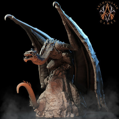 Captain's Steed Fantasy Miniatures - resin tabletop miniature front view