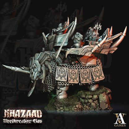 War Bjargan Dwarf Miniatures - resin tabletop miniature front view