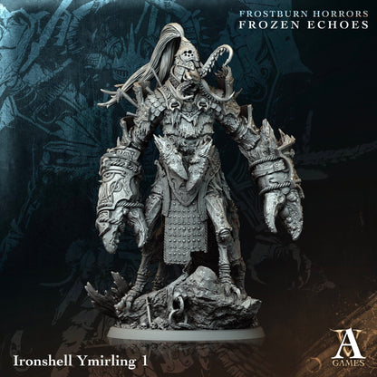 Ironshell Ymirling Fantasy Miniatures - resin tabletop miniature front view