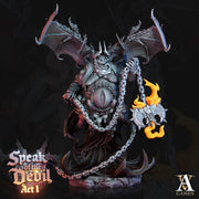 Yoronian Devil Fantasy Miniatures - resin tabletop miniature front view