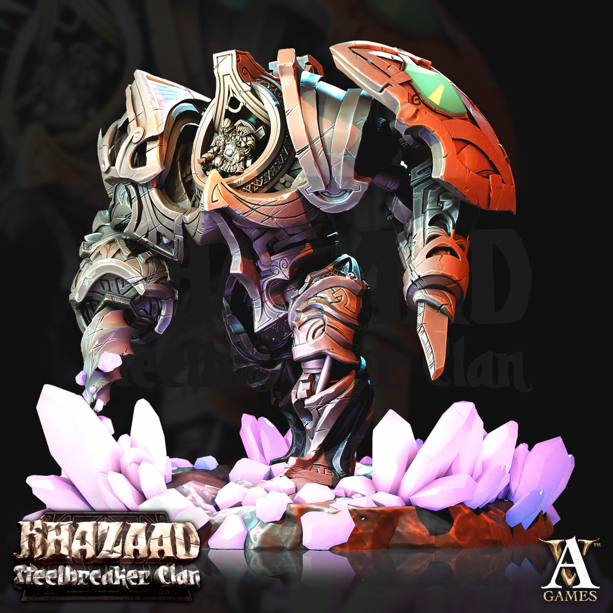 Monometronaut Dwarf Miniatures - resin tabletop miniature front view