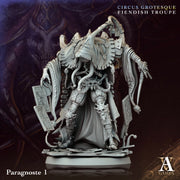 Paragnoste Fantasy Miniatures - resin tabletop miniature front view