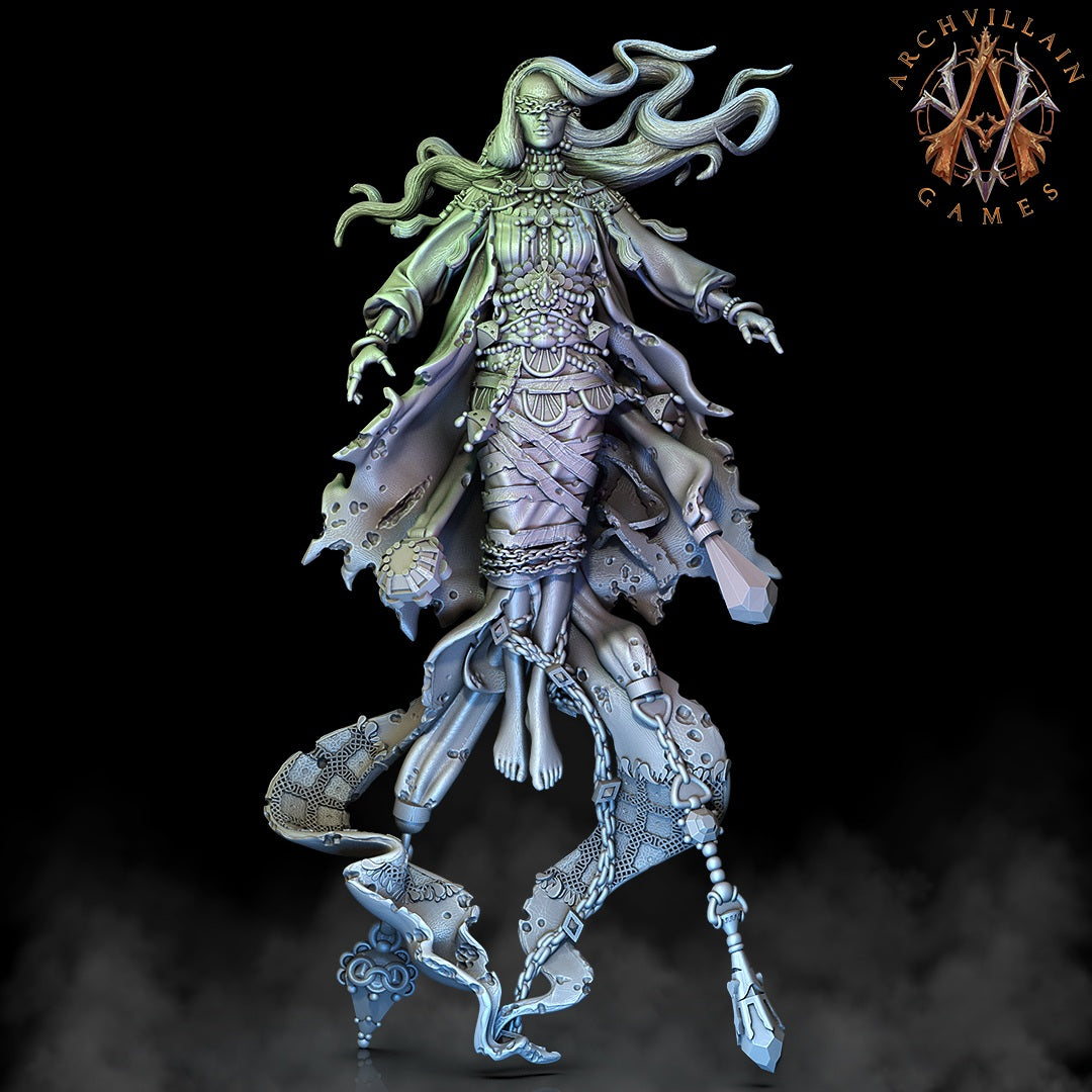 Baron's Mistresses Fantasy Miniatures - resin tabletop miniature front view