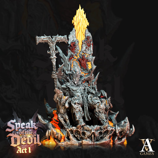 Asmodeus Fantasy Miniatures - resin tabletop miniature front view