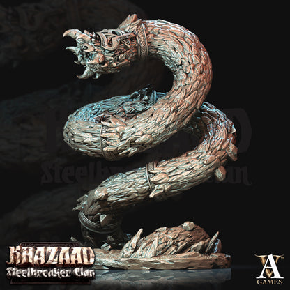 Stonewurm Riders Dwarf Miniatures - resin tabletop miniature front view
