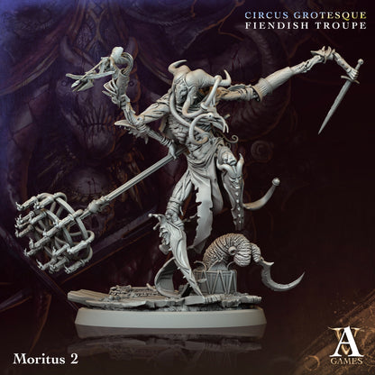 Moritus Fantasy Miniatures - resin tabletop miniature alternate angle